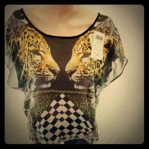 Womens see picture black shirt blouse very good